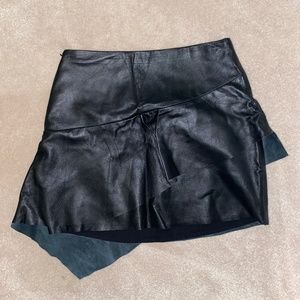 Joie leather skirt